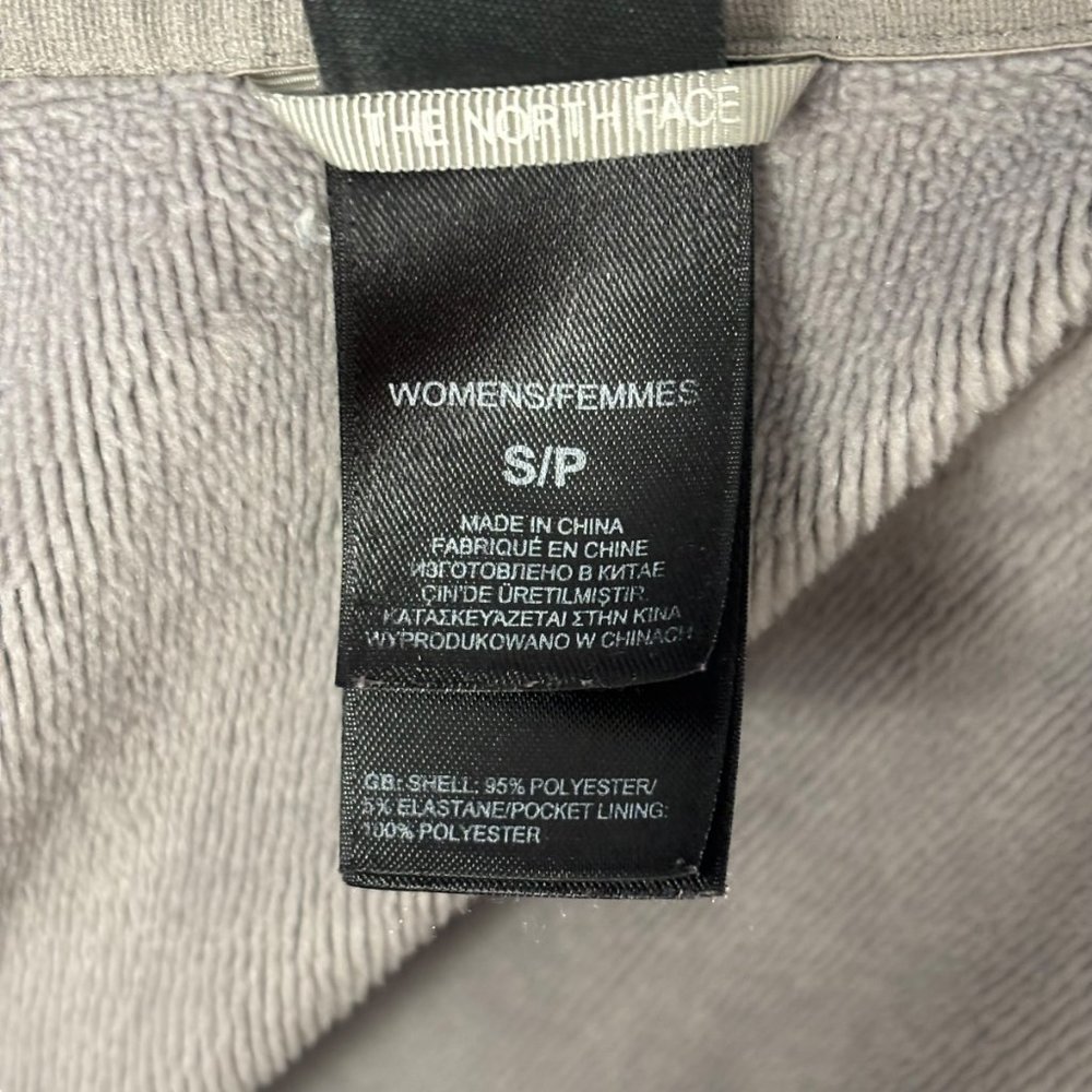 💸 The North Face EUC Grey Agave Lined Jacket Womens Size Small Petite 1376 - Picture 5 of 8